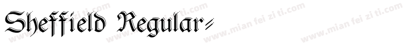Sheffield Regular字体转换